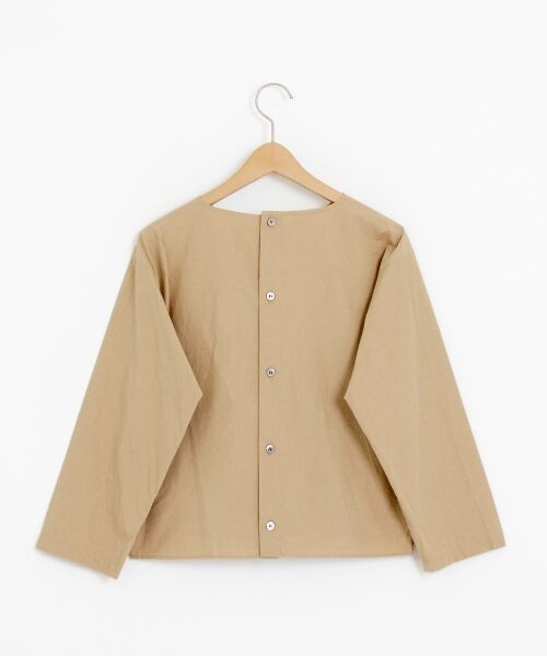 ＊＊NIMES / ニーム シャツ・ブラウス | コットンリネンラミー フロントギャザーBL | 詳細1