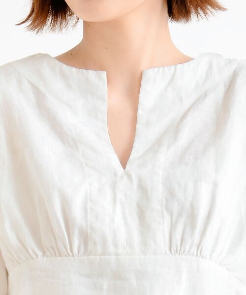 ＊＊NIMES / ニーム シャツ・ブラウス | 麻キャンバス ベルト付きBL | 詳細4