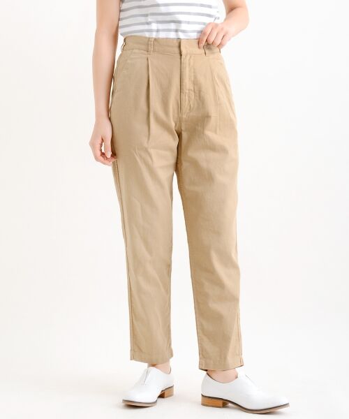 ＊＊NIMES / ニーム その他パンツ | ナチュラルムラチノ テーパードPT（ベージュ）