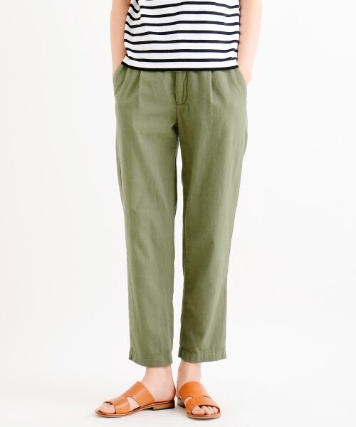 ＊＊NIMES / ニーム その他パンツ | ナチュラルムラチノ テーパードPT（カーキ）