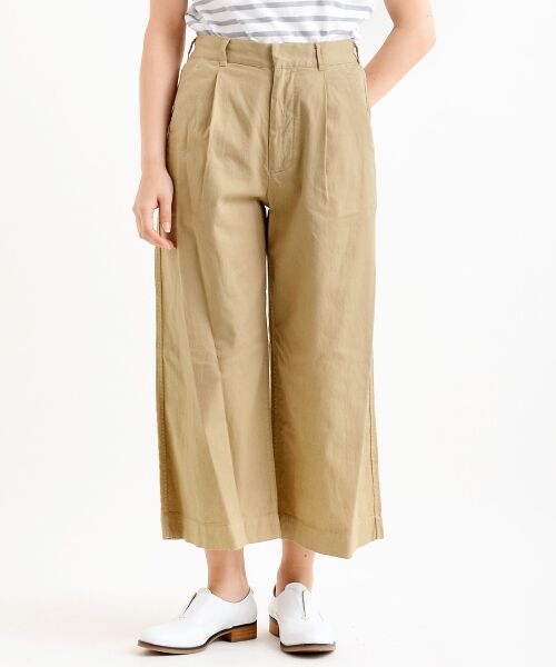 ＊＊NIMES / ニーム その他パンツ | ナチュラルムラチノ ガウチョPT（ベージュ）