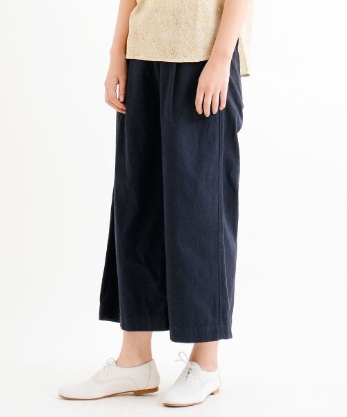 ＊＊NIMES / ニーム その他パンツ | ナチュラルムラチノ ガウチョPT（ネイビー）