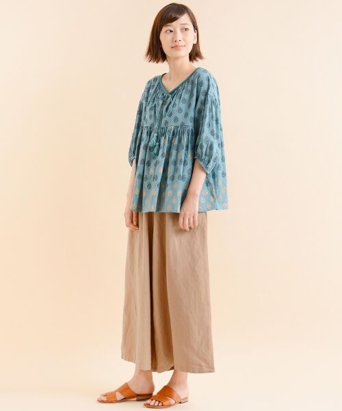 ＊＊NIMES / ニーム その他パンツ | Linen Rayom Easy cloth スカートPT | 詳細1