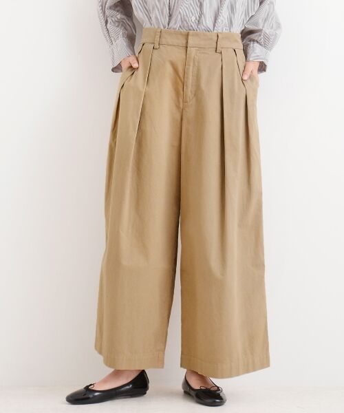 ＊＊NIMES / ニーム その他パンツ | コットンツイル 2タックワイドPT | 詳細2