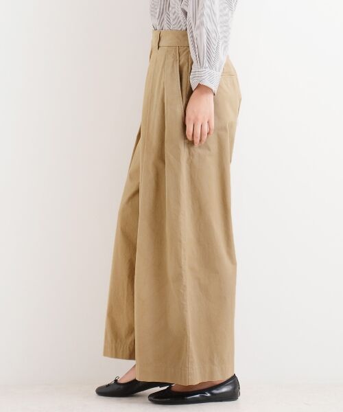 ＊＊NIMES / ニーム その他パンツ | コットンツイル 2タックワイドPT | 詳細3