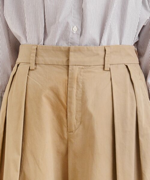 ＊＊NIMES / ニーム その他パンツ | コットンツイル 2タックワイドPT | 詳細5
