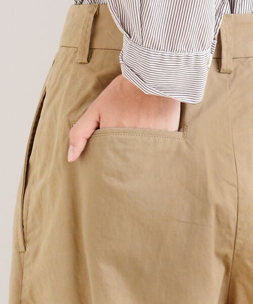 ＊＊NIMES / ニーム その他パンツ | コットンツイル 2タックワイドPT | 詳細7