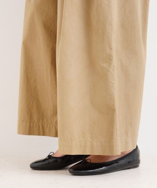 ＊＊NIMES / ニーム その他パンツ | コットンツイル 2タックワイドPT | 詳細8