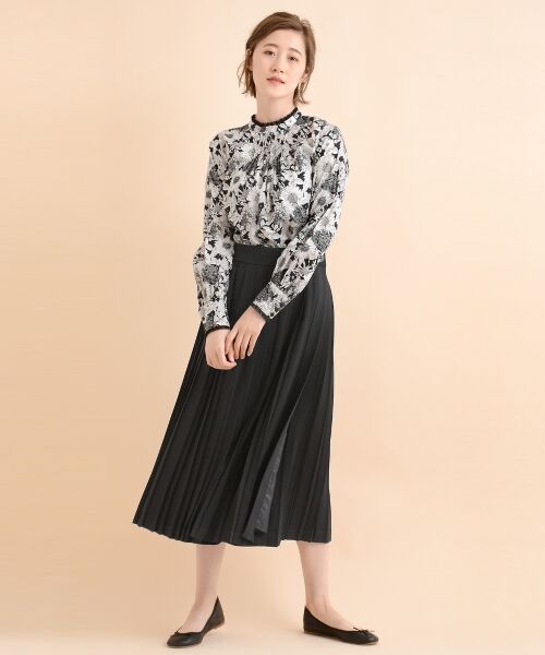 セール】 トリアセジョーゼット/TR先染トロSTラッププリーツSK （ミニ