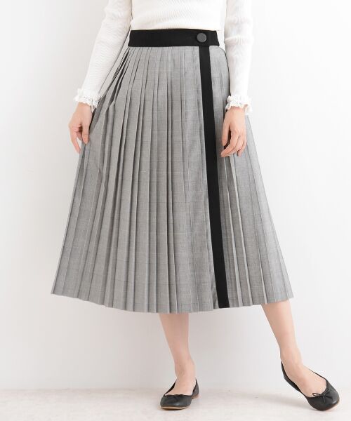 セール】 トリアセジョーゼット/TR先染トロSTラッププリーツSK （ミニ