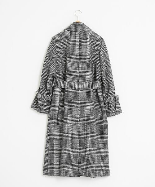 ＊＊NIMES / ニーム その他アウター | メルトン/グレンチェック ベルト付CT | 詳細2