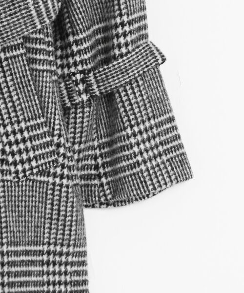 ＊＊NIMES / ニーム その他アウター | メルトン/グレンチェック ベルト付CT | 詳細4