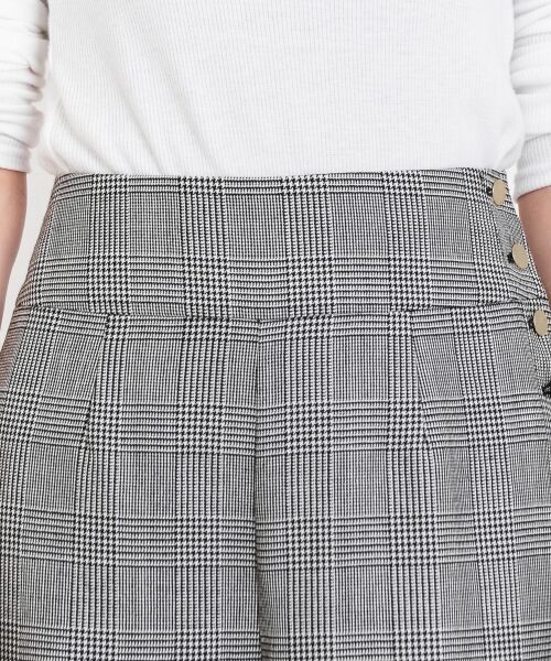 **NIMES / ニーム その他パンツ | W/Pムジ/ウールグレンチェックワイドパンツ | 詳細5