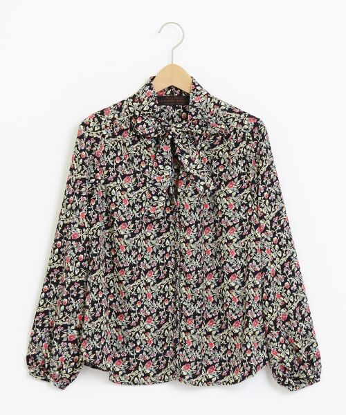 ＊＊NIMES / ニーム シャツ・ブラウス | フラワーptデシン ボータイブラウス | 詳細1