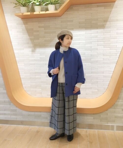 ＊＊NIMES / ニーム その他アウター | JSダブルビーバー ノーカラーミドル丈コート | 詳細14