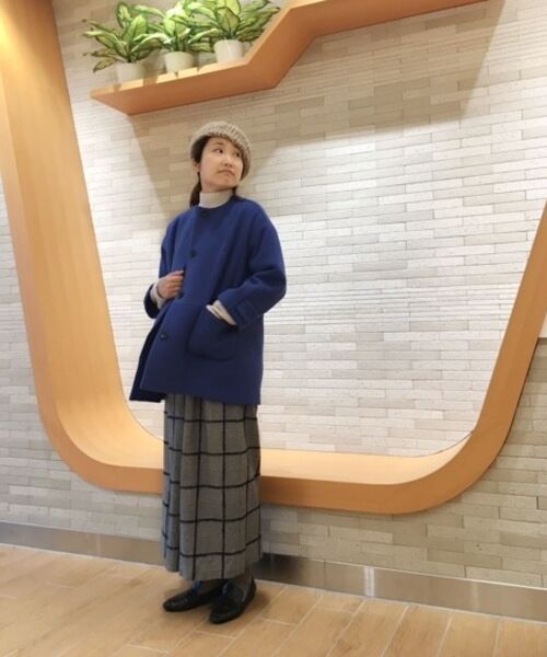 ＊＊NIMES / ニーム その他アウター | JSダブルビーバー ノーカラーミドル丈コート | 詳細15