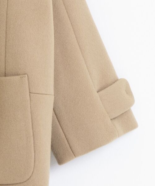＊＊NIMES / ニーム その他アウター | JSダブルビーバー ノーカラーミドル丈コート | 詳細4