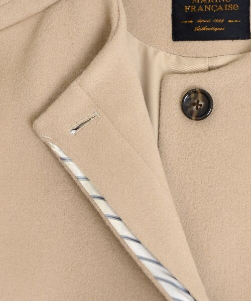 ＊＊NIMES / ニーム その他アウター | JSダブルビーバー ノーカラーミドル丈コート | 詳細5