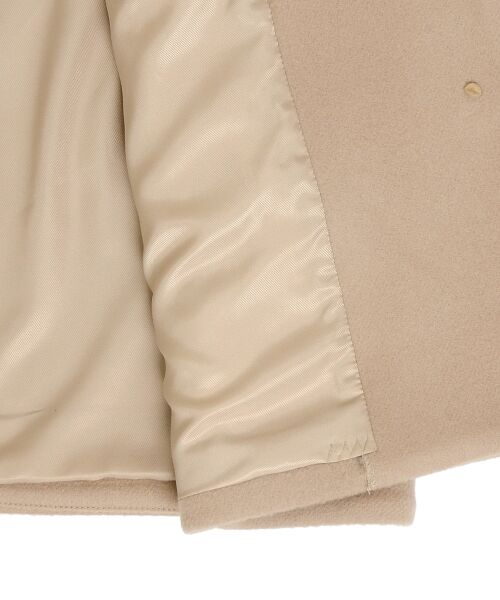 ＊＊NIMES / ニーム その他アウター | JSダブルビーバー ノーカラーミドル丈コート | 詳細6