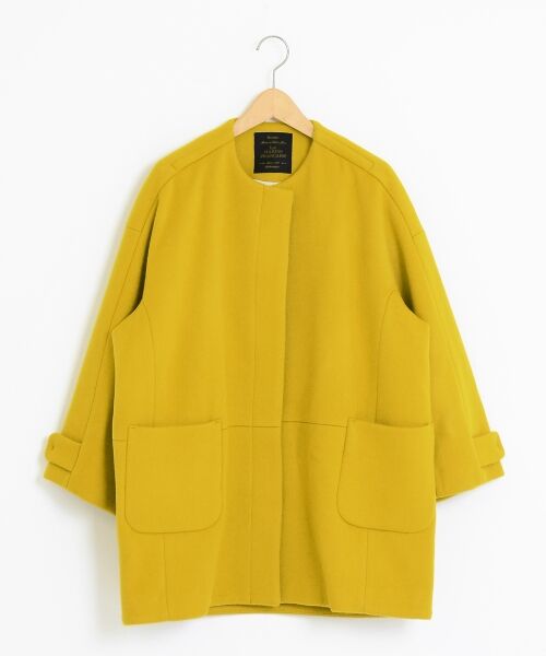 ＊＊NIMES / ニーム その他アウター | JSダブルビーバー ノーカラーミドル丈コート | 詳細8