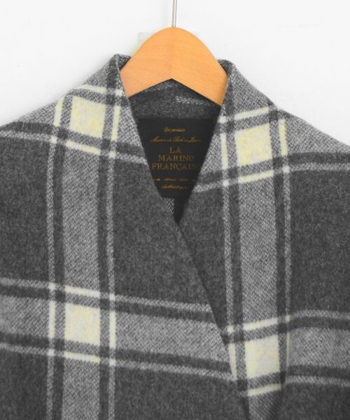 ＊＊NIMES / ニーム その他アウター | ビッグチェック モッサ/シャギー 着流しコート | 詳細2