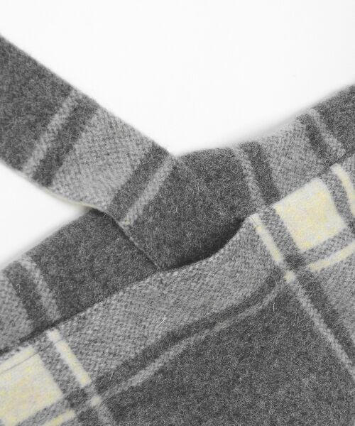 ＊＊NIMES / ニーム その他アウター | ビッグチェック モッサ/シャギー 着流しコート | 詳細7