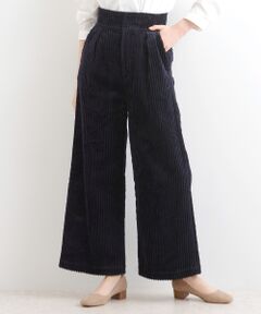 3ウェールコール タックワイドパンツ