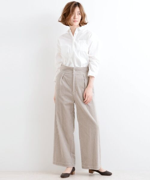 **NIMES / ニーム その他パンツ | 3ウェールコール タックワイドパンツ | 詳細2