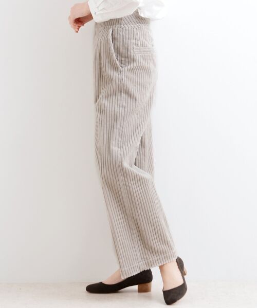 **NIMES / ニーム その他パンツ | 3ウェールコール タックワイドパンツ | 詳細4