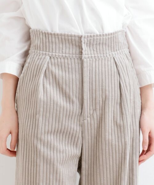 **NIMES / ニーム その他パンツ | 3ウェールコール タックワイドパンツ | 詳細6