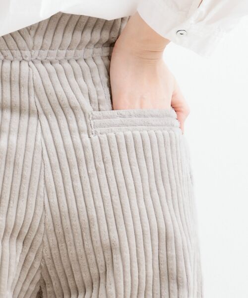 **NIMES / ニーム その他パンツ | 3ウェールコール タックワイドパンツ | 詳細8