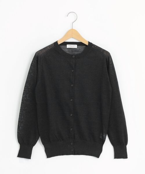 ＊＊NIMES / ニーム ニット・セーター | 12G TOPラミー クルーN C/D（ブラック）