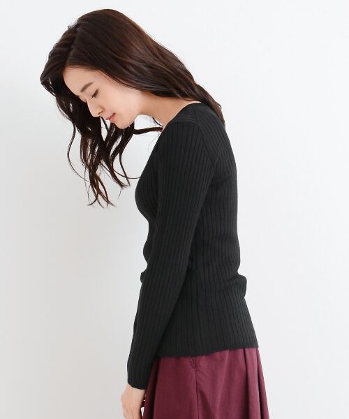 ＊＊NIMES / ニーム ニット・セーター | 14G Wide Rib クルーN P/O | 詳細2