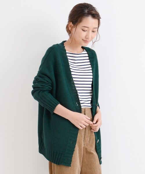 【新品】レザレクション　ニット　ターコイズ　レディース　Ｍサイズ loin nuit ニット セーター tulle slit design knit / チュール