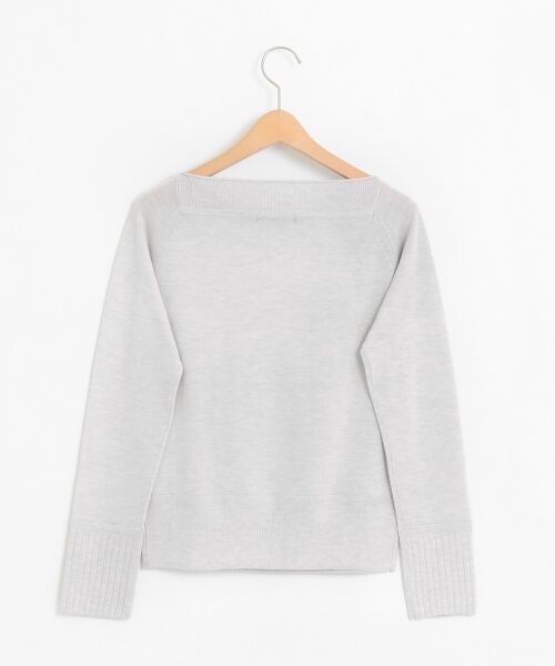 ＊＊NIMES / ニーム ニット・セーター | 14G CASH TOUCH ボートネックP/O | 詳細3