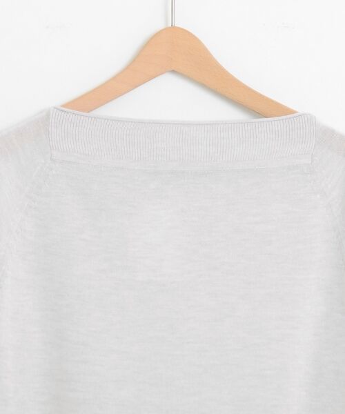 ＊＊NIMES / ニーム ニット・セーター | 14G CASH TOUCH ボートネックP/O | 詳細4