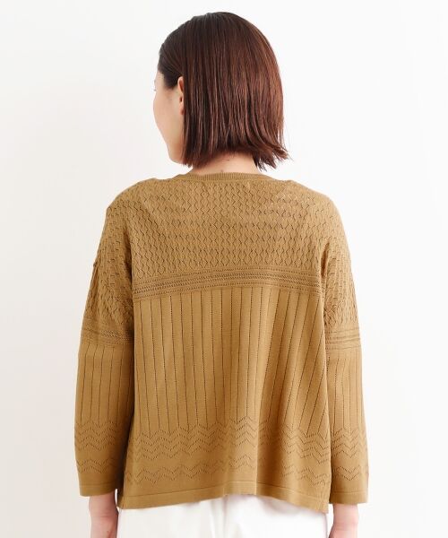 ＊＊NIMES / ニーム カーディガン・ボレロ | レーヨンナイロン透かし柄カーディガン | 詳細3