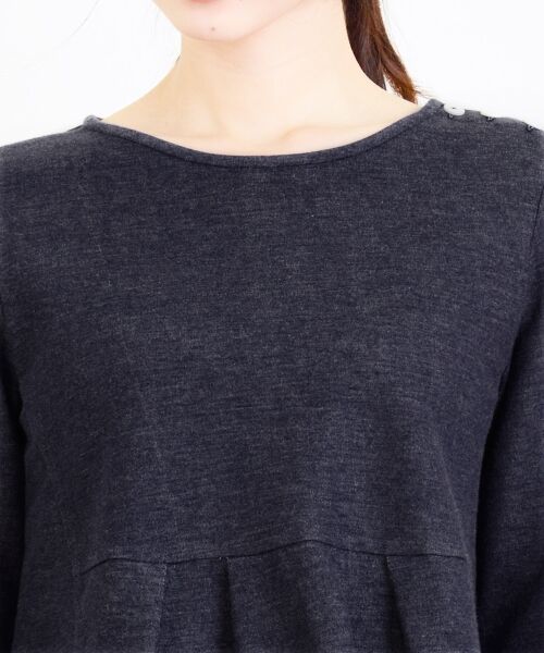 ＊＊NIMES / ニーム カットソー | インレイジャージ ペプラムP/O | 詳細4