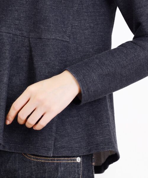 ＊＊NIMES / ニーム カットソー | インレイジャージ ペプラムP/O | 詳細5