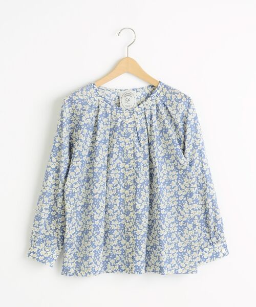 セール】 Libertyプリント タックブラウス （シャツ・ブラウス