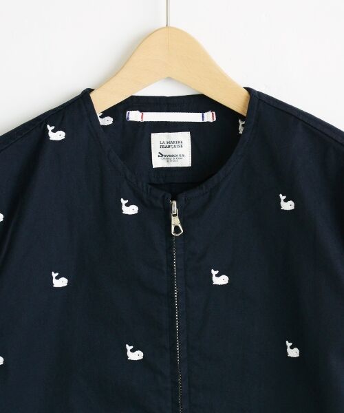 ＊＊NIMES / ニーム その他アウター | Broderie Whale ノーカラーBZ | 詳細2