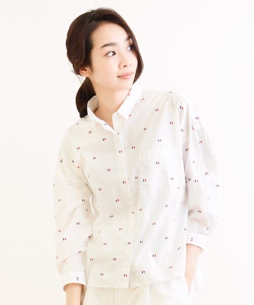 ＊＊NIMES / ニーム シャツ・ブラウス | Blanc et Bleu ドロップSH | 詳細1