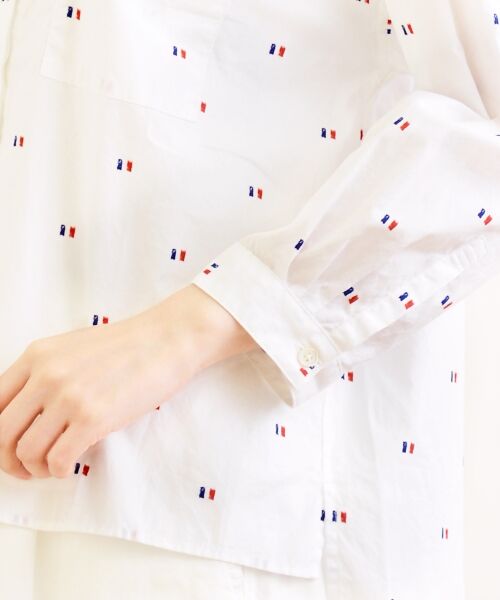 ＊＊NIMES / ニーム シャツ・ブラウス | Blanc et Bleu ドロップSH | 詳細6