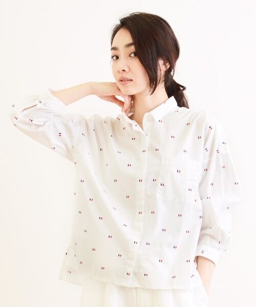 ＊＊NIMES / ニーム シャツ・ブラウス | Blanc et Bleu ドロップSH（その他3）