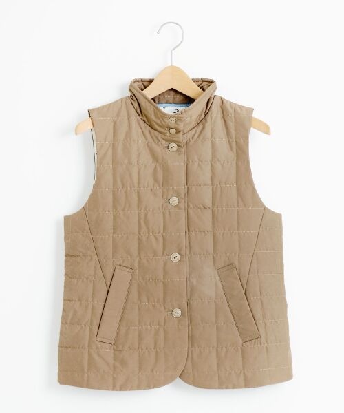 ＊＊NIMES / ニーム その他アウター | N/Pタフタ ベスト（ベージュ）