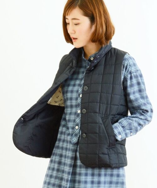 ＊＊NIMES / ニーム その他アウター | N/Pタフタ ベスト（ネイビー）