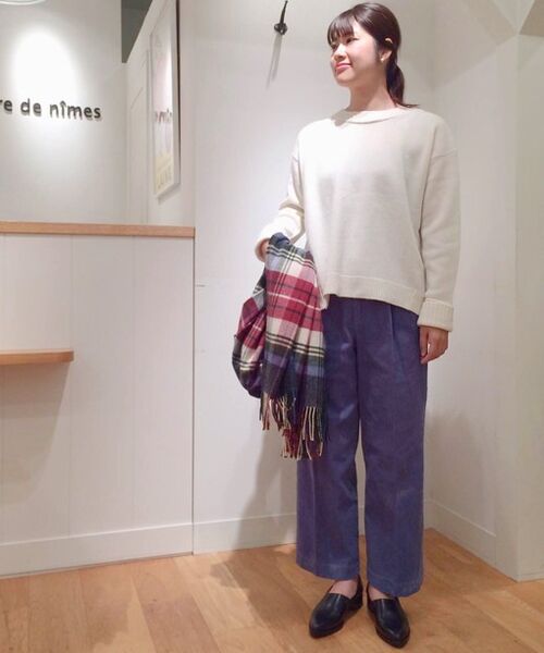 ＊＊NIMES / ニーム その他パンツ | コーデュロイ パンツ（ブルー）