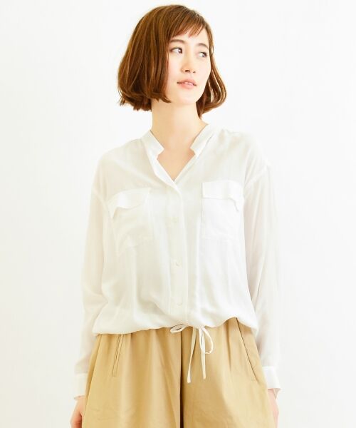 ＊＊NIMES / ニーム シャツ・ブラウス | S/RYデシン ブラウス | 詳細1