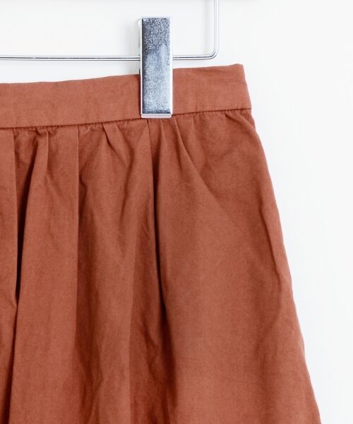 ＊＊NIMES / ニーム ミニ・ひざ丈スカート | 40/1超長綿タイプライター スカート | 詳細3