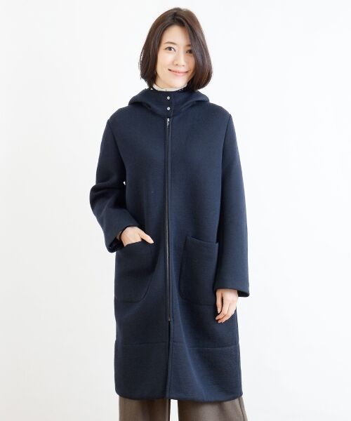 セール】 ダンボールニットフーデットコート （その他アウター